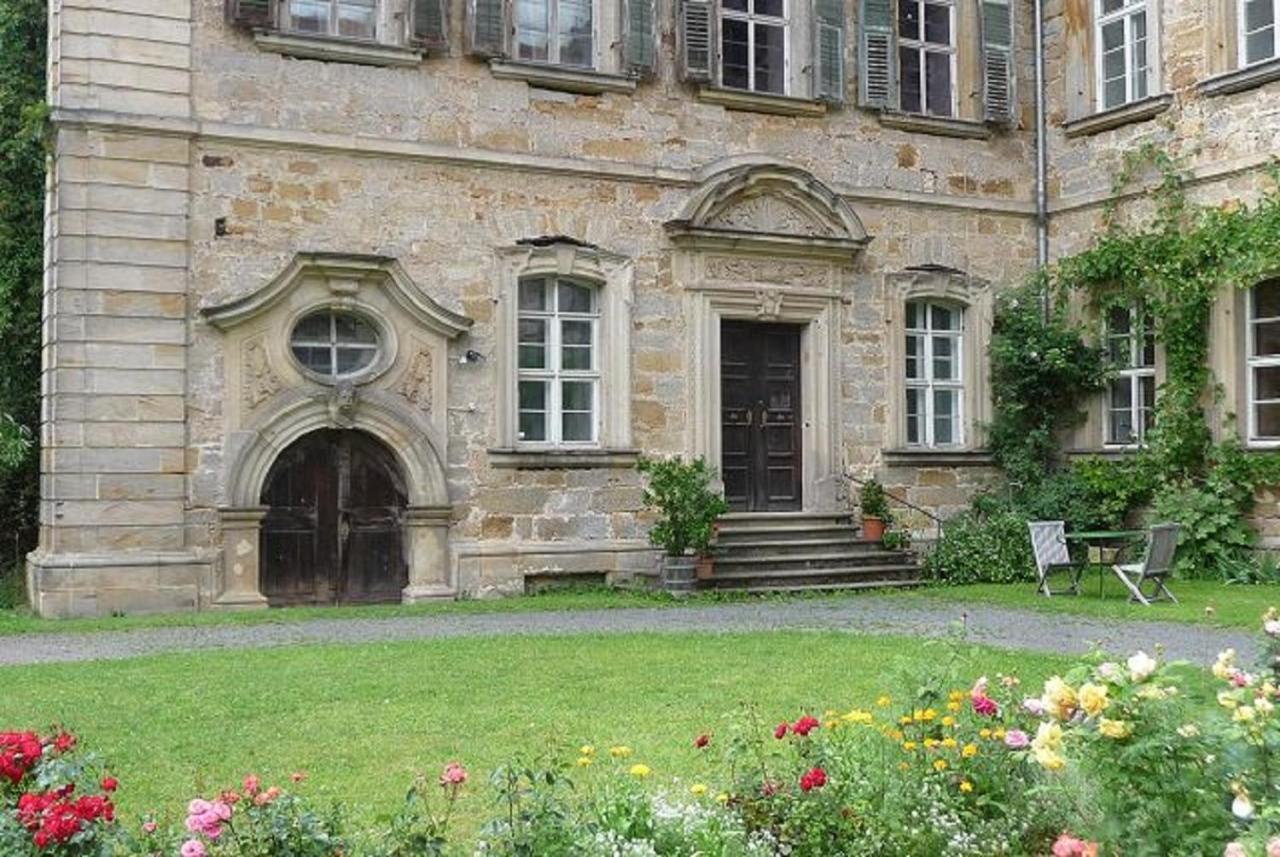 Ferienzimmer Im Schloss Burgpreppach Ngoại thất bức ảnh
